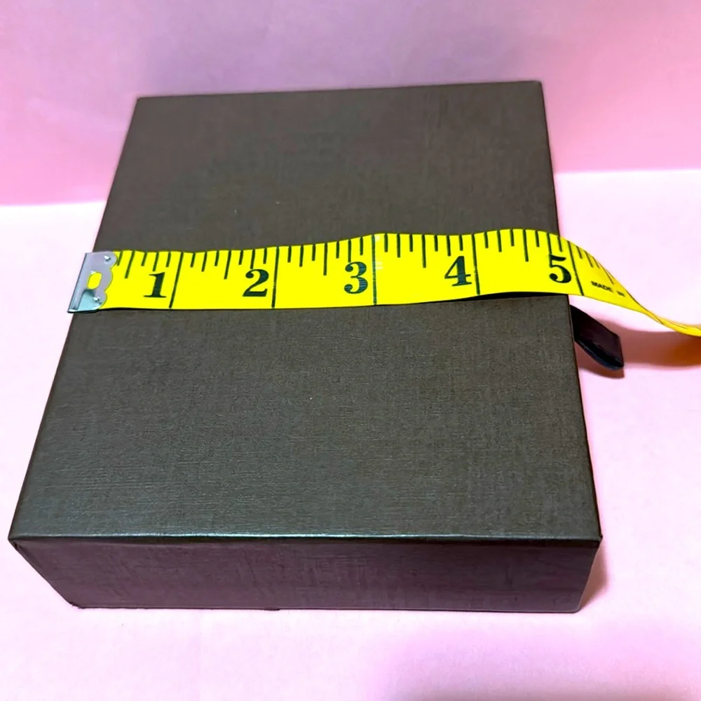 Authentic LOUIS VUITTON Size 6 X 5 X 1.5 Brown Empty Box For Jewelry Storage